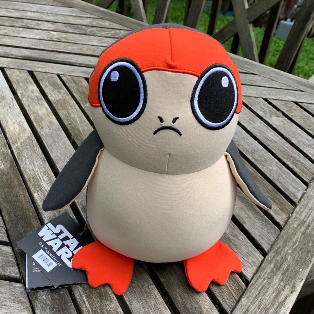 Disney Star Wars Yogibo Porg Squish Stuffed Animal